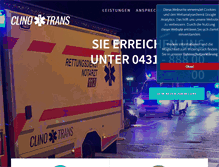 Tablet Screenshot of clinotrans.de